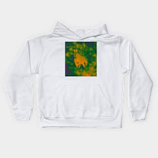 Glowing Pegasus in sacred kaleidoscope Kids Hoodie